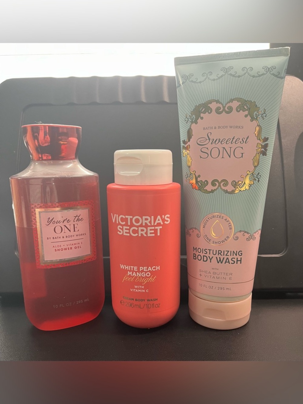 3 Piece Body Wash Bundle. Bath & Body Works x 2 and Victoria’s Secret x 1